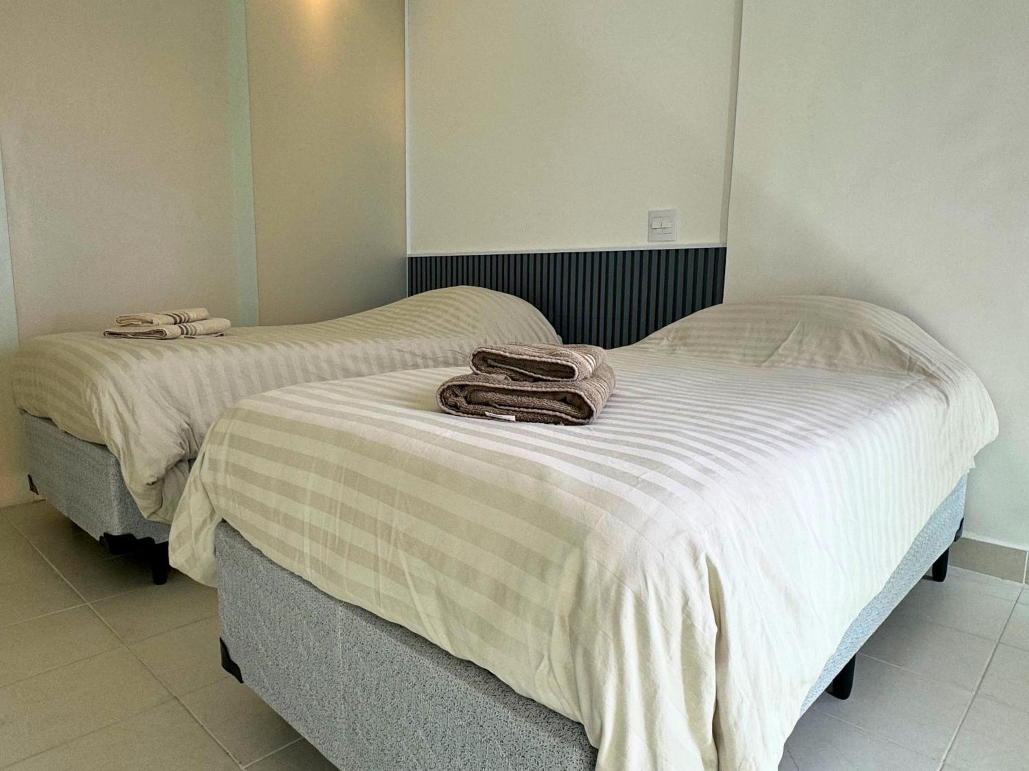 Apartamento Vista Para O Mar E Pe Na Areia Guarujá Exterior foto
